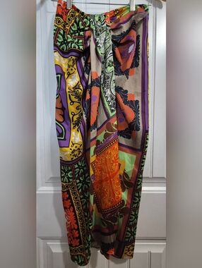 Womens Zara Sarong-Style Midi Skirt Size XS New With Tag